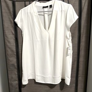 Cream white shirt sleeved shirt size XL